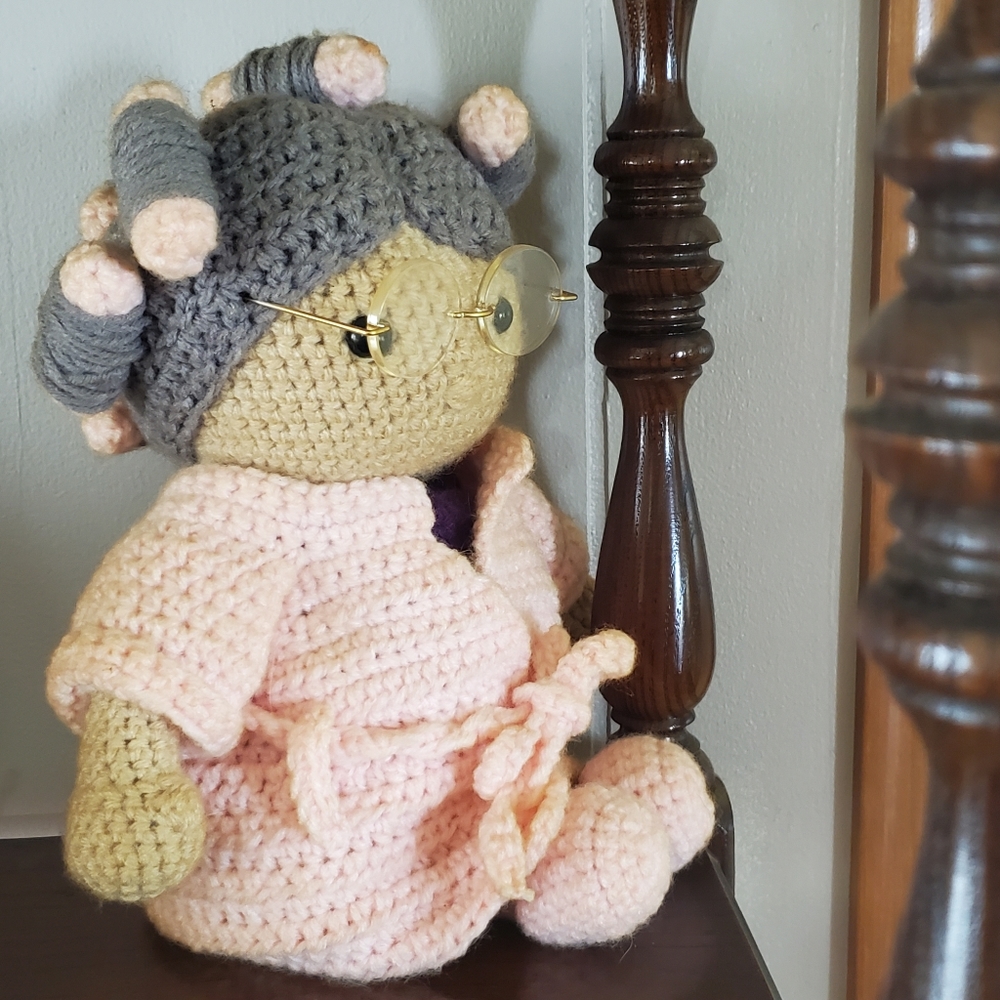 Crochet doll new handmade. TAKING ORDERS FOR GRANNY can choose colors.